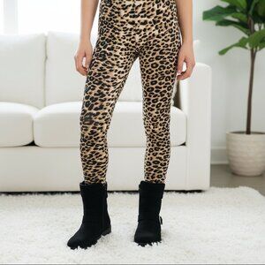 S NEW Girls Cheetah Leopard Leggings, Buttery Soft Kids Yoga Pants